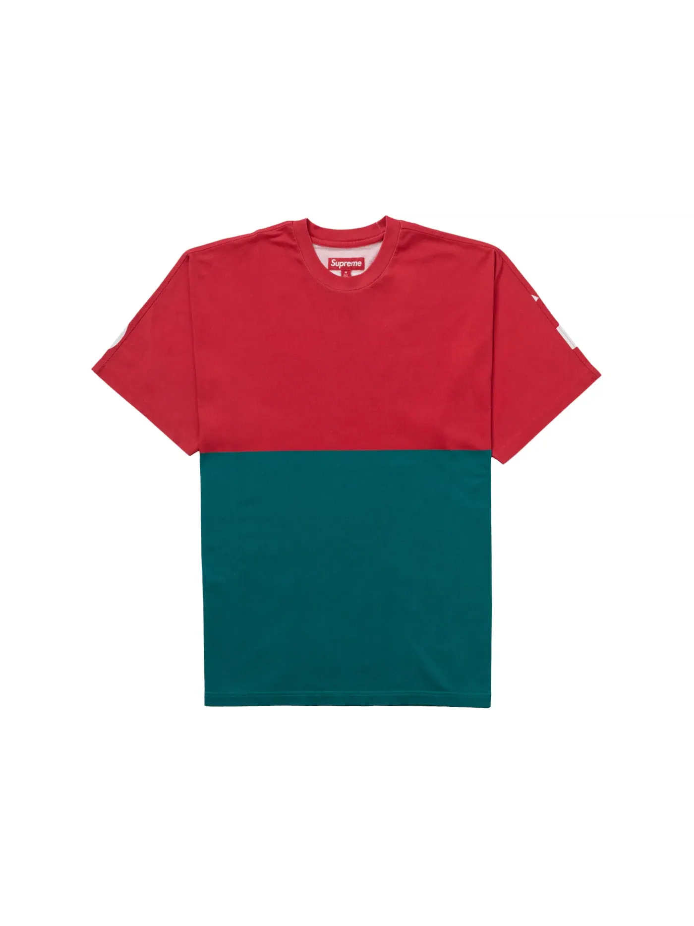 Мужская футболка Supreme Split S/S Top — изображение 1 из 2, красный