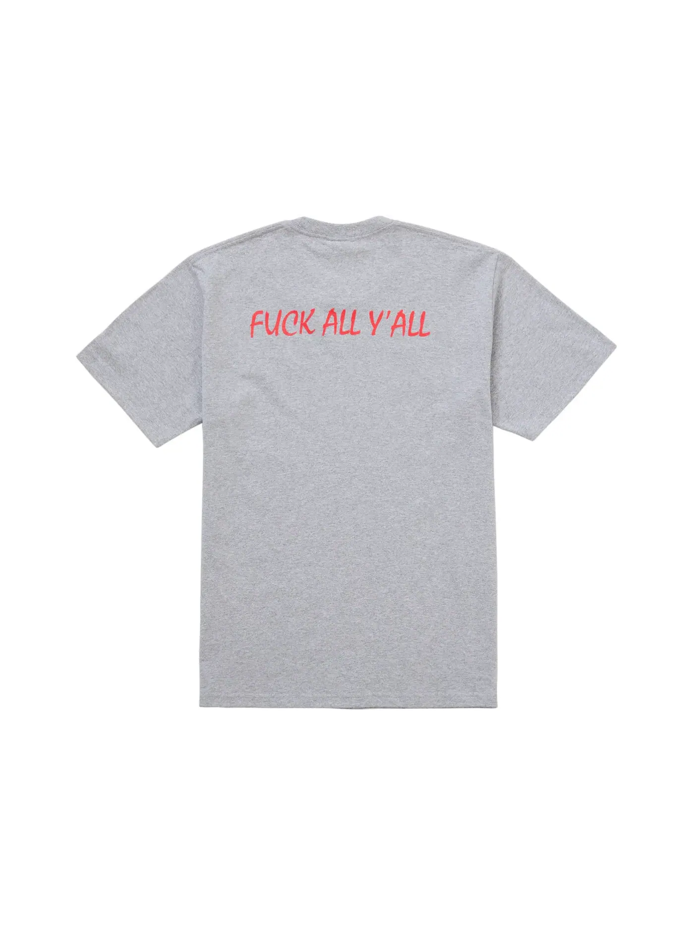 Мужская футболка с принтом Supreme Tee (FW25) — изображение 2 из 2, серый