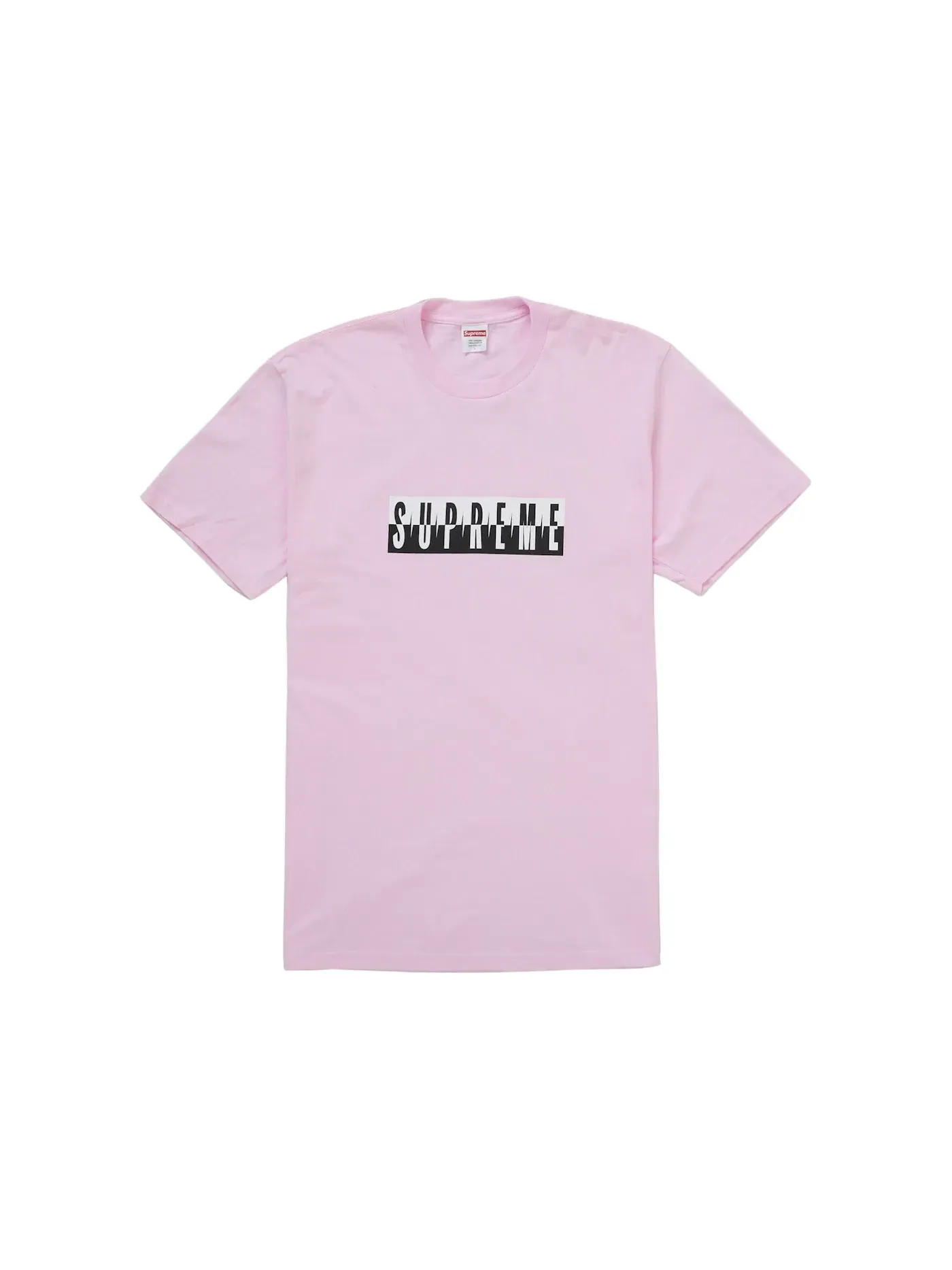 Мужская футболка с принтом Supreme Tee (FW25) — изображение 1 из 2, розовый