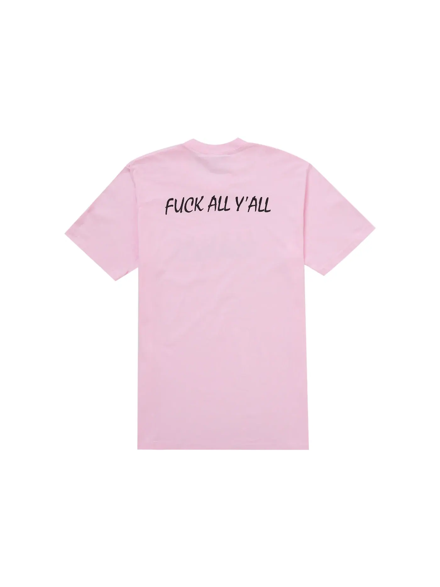 Мужская футболка с принтом Supreme Tee (FW25) — изображение 2 из 2, розовый