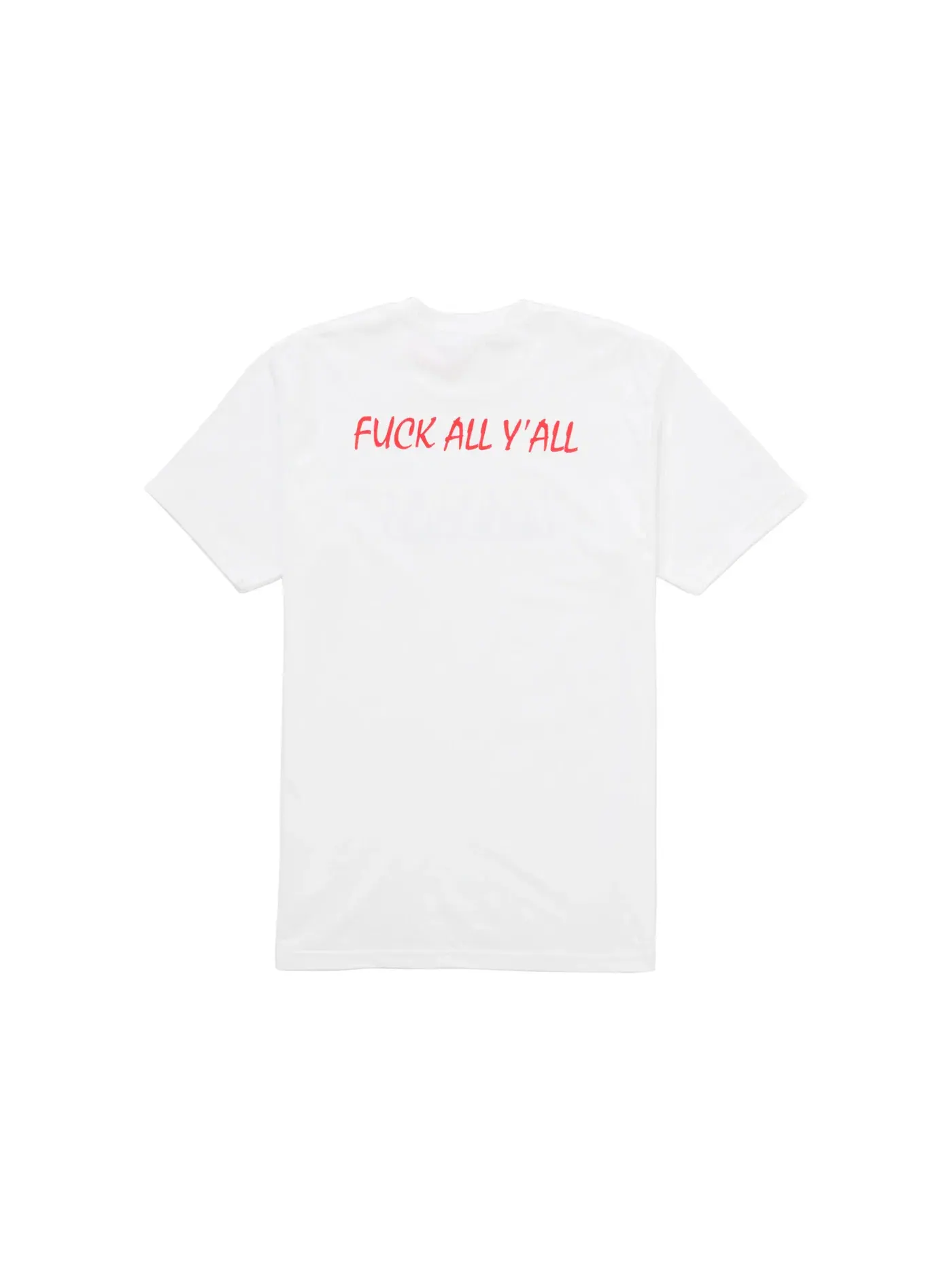 Мужская футболка с разрезным принтом Supreme Tee (FW25) — изображение 2 из 2, белый