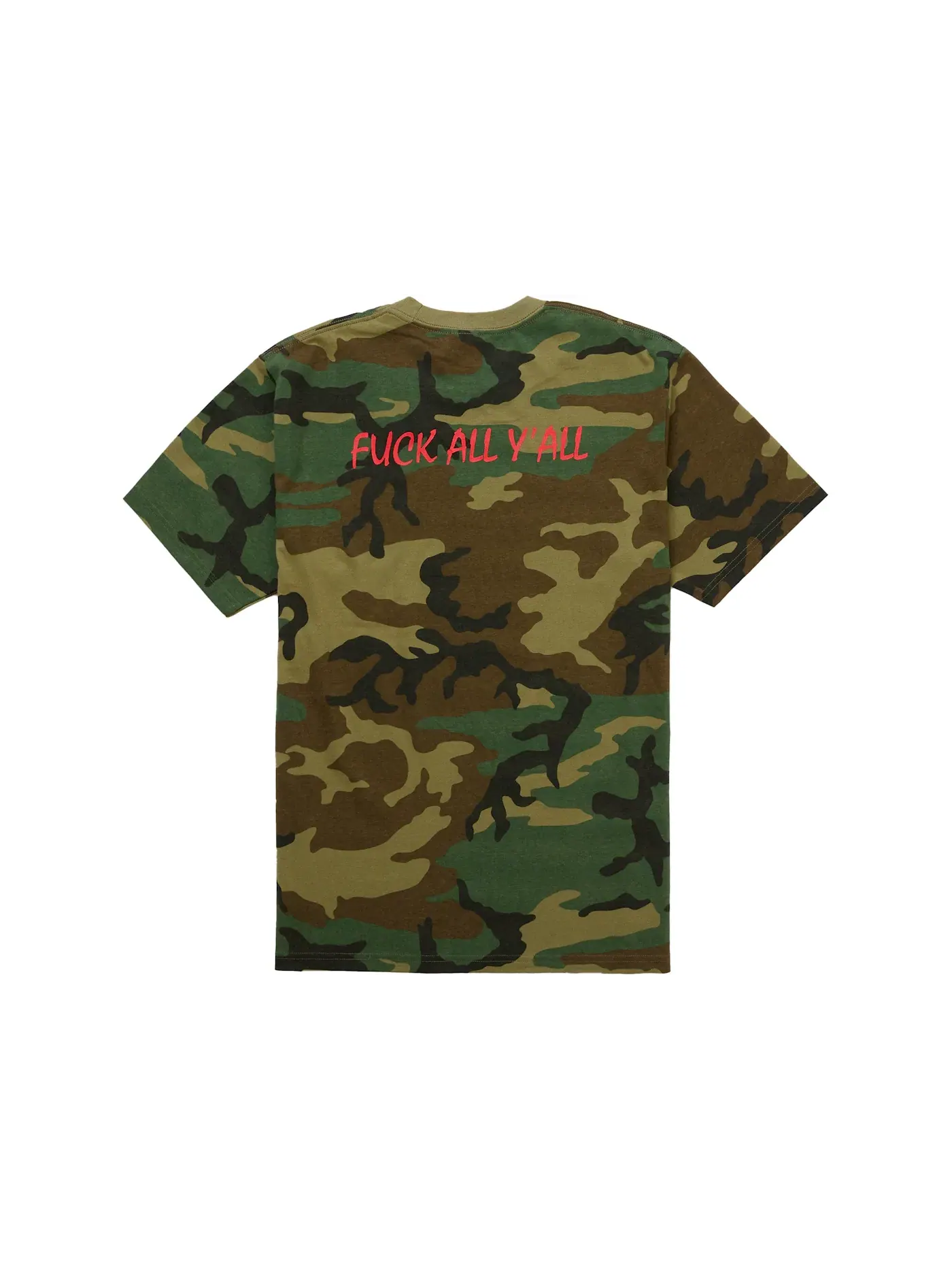 Мужская футболка с принтом Supreme Tee (FW25), Woodland Camo — изображение 2 из 2
