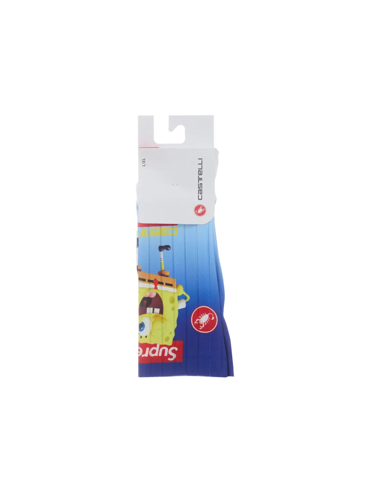 Унисекс носки с принтом Supreme SpongeBob SquarePants Castelli Cycling Sock (1 Pack) — изображение 3 из 3, белый