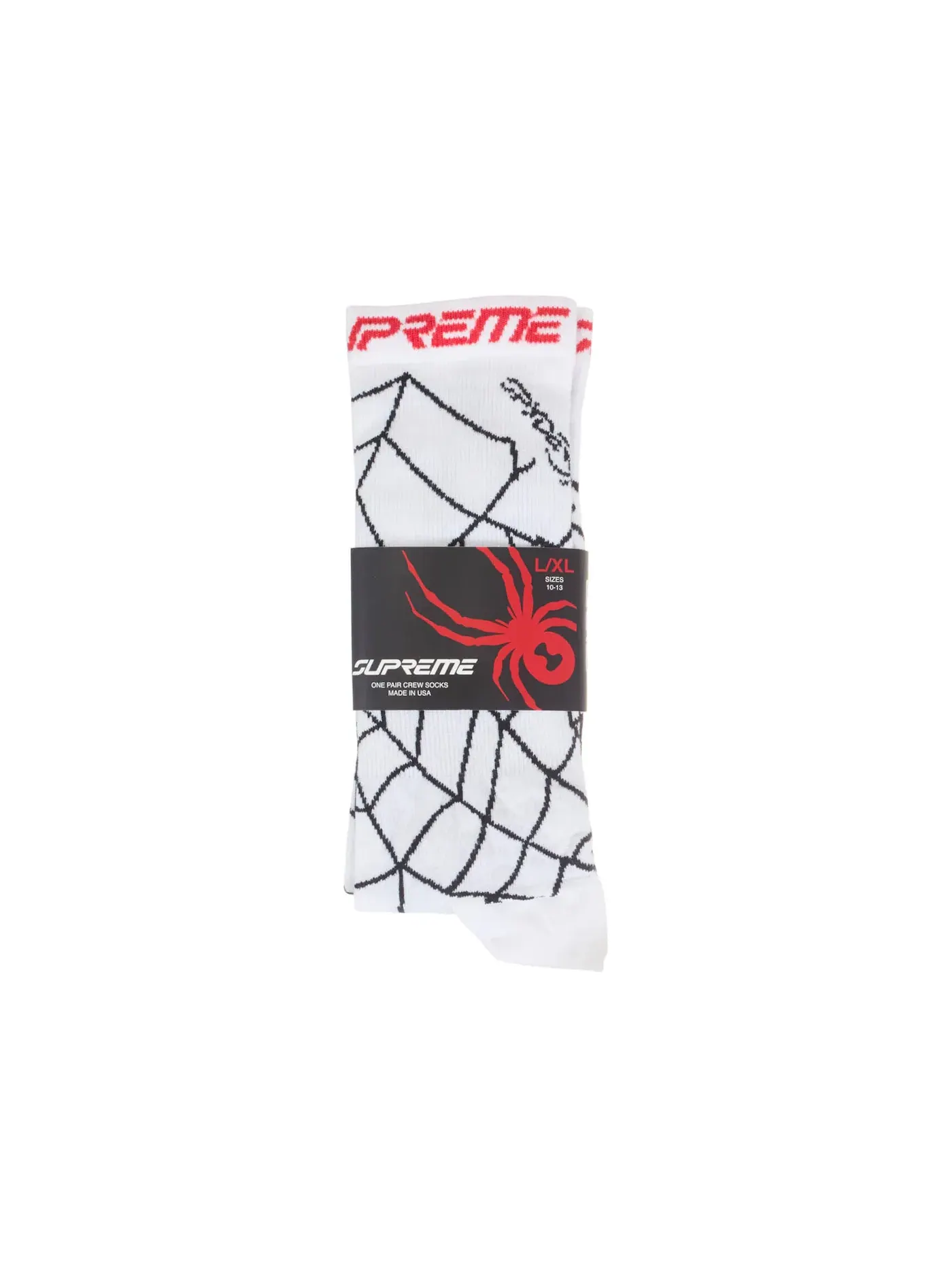 Носки Supreme Spyder Socks (1 Pack) Supreme — изображение 3 из 4, белый