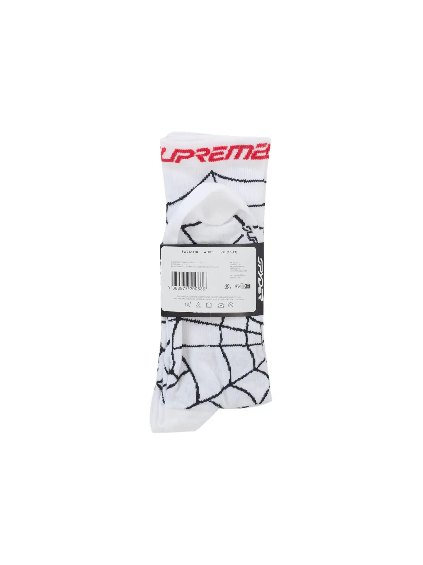 Носки Supreme Spyder Socks (1 Pack) Supreme — изображение 4 из 4, белый