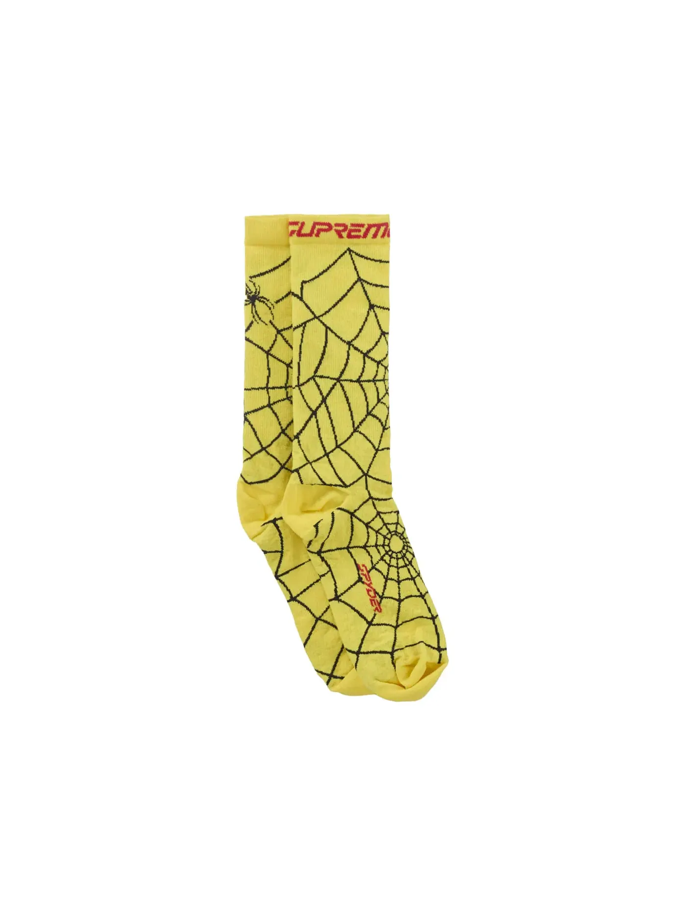Детские носки с принтом Supreme Socks (1 Pack) — изображение 2 из 4, желтый