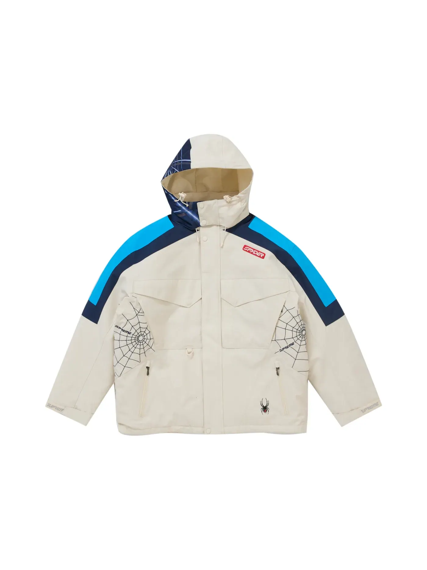 Мужская куртка из технической ткани с моделью Jacket Supreme — изображение 1 из 5, белый
