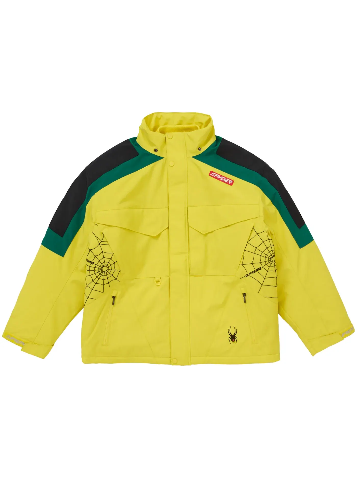 Мужская куртка техническая Supreme Spyder Jacket — изображение 3 из 5, желтый