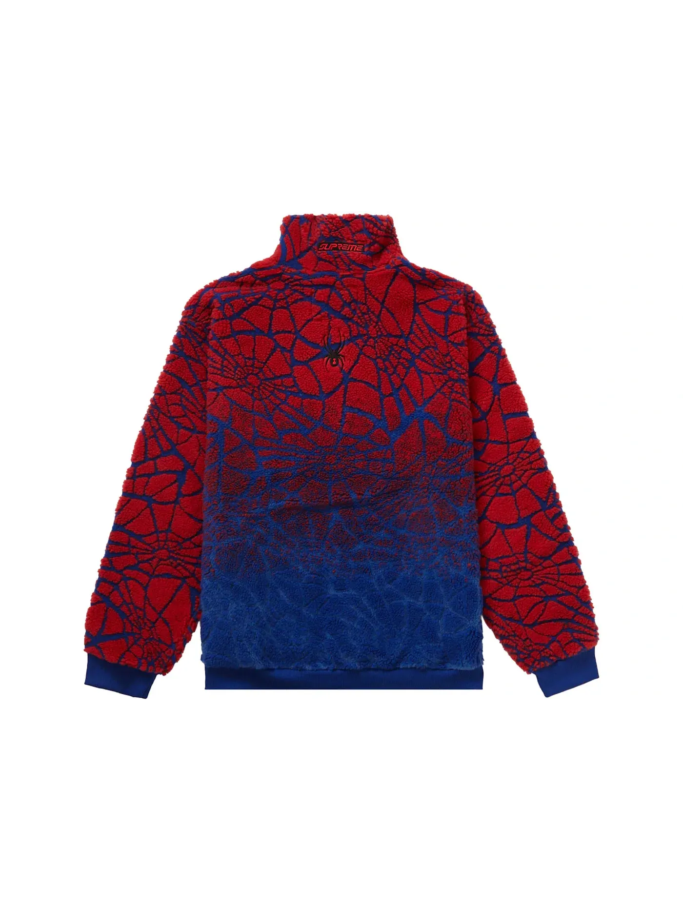 Мужская куртка с начесом Supreme Spyder Web Polar Fleece Jacket — изображение 2 из 2, королевский
