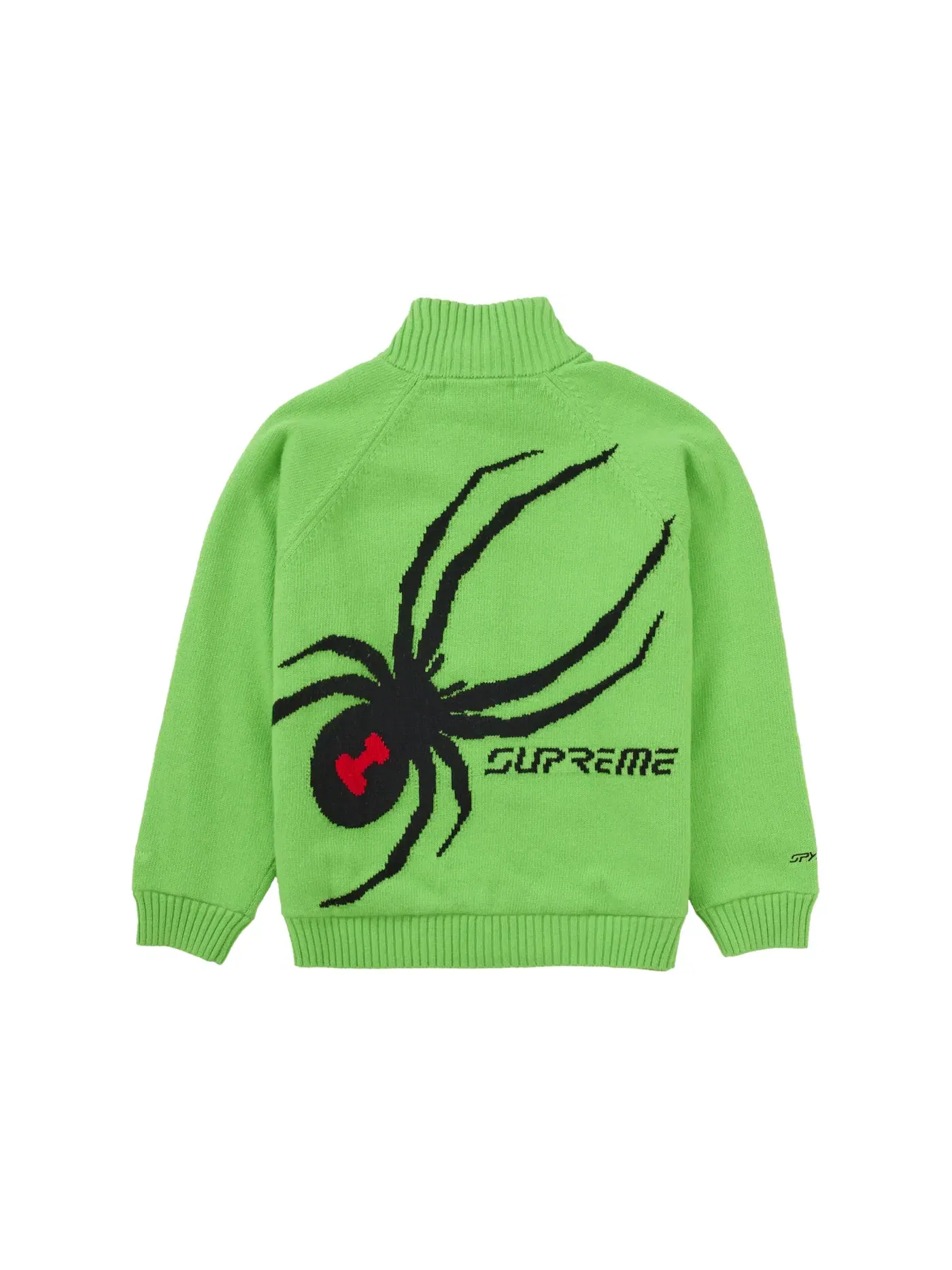 Мужской свитер с ветрозащитой Spyder WINDSTOPPER Supreme — изображение 3 из 3, зеленый