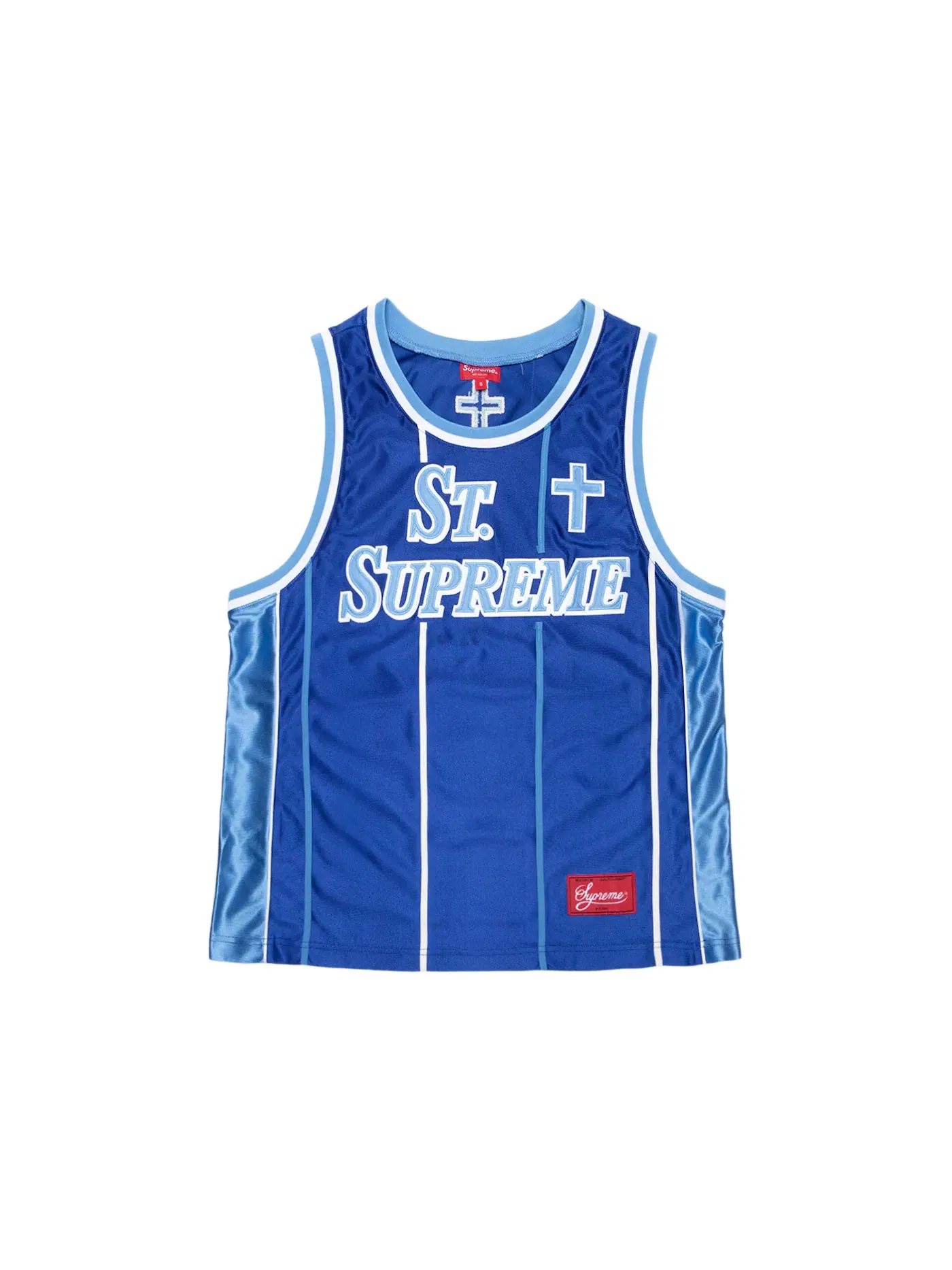 Мужская баскетбольная джерси с принтом Supreme Basketball Jersey Supreme — изображение 1 из 2, королевский