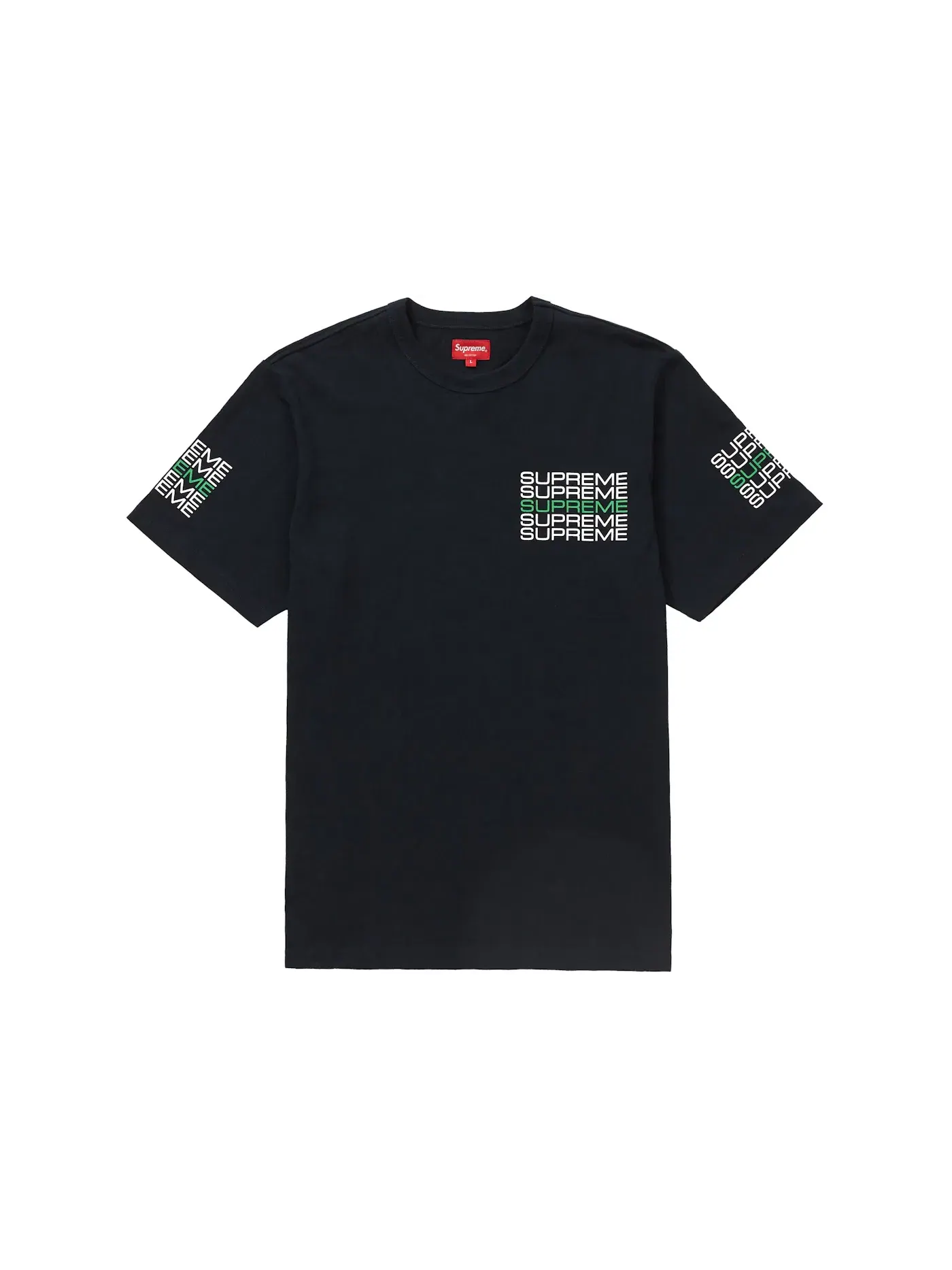 Мужская футболка с длинным рукавом Supreme — изображение 1 из 1, темно-синий
