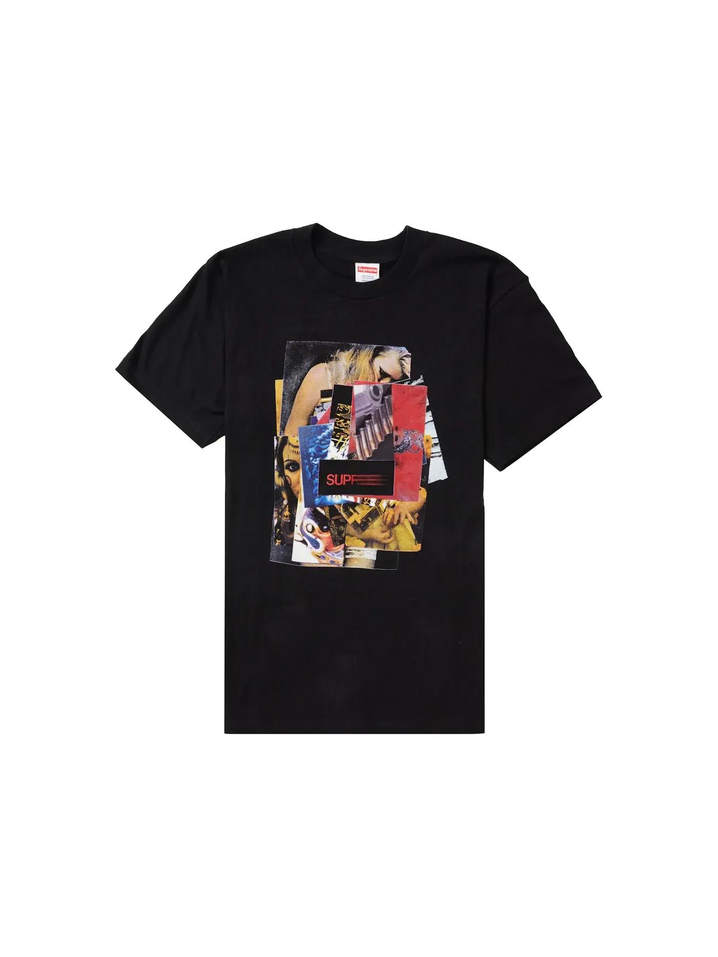 Мужская футболка с принтом Supreme Tee — изображение 1 из 1, черный