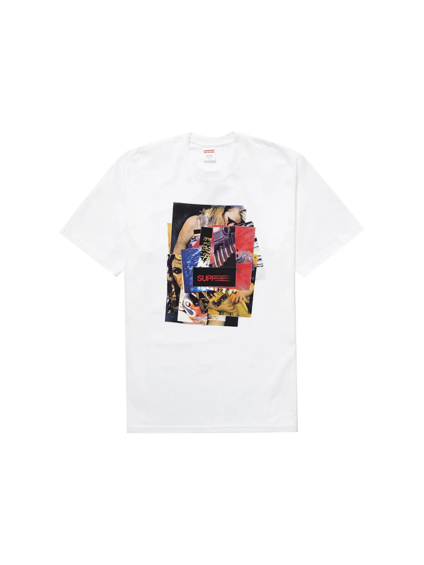 Мужская футболка с принтом Supreme Tee — изображение 1 из 1, белый