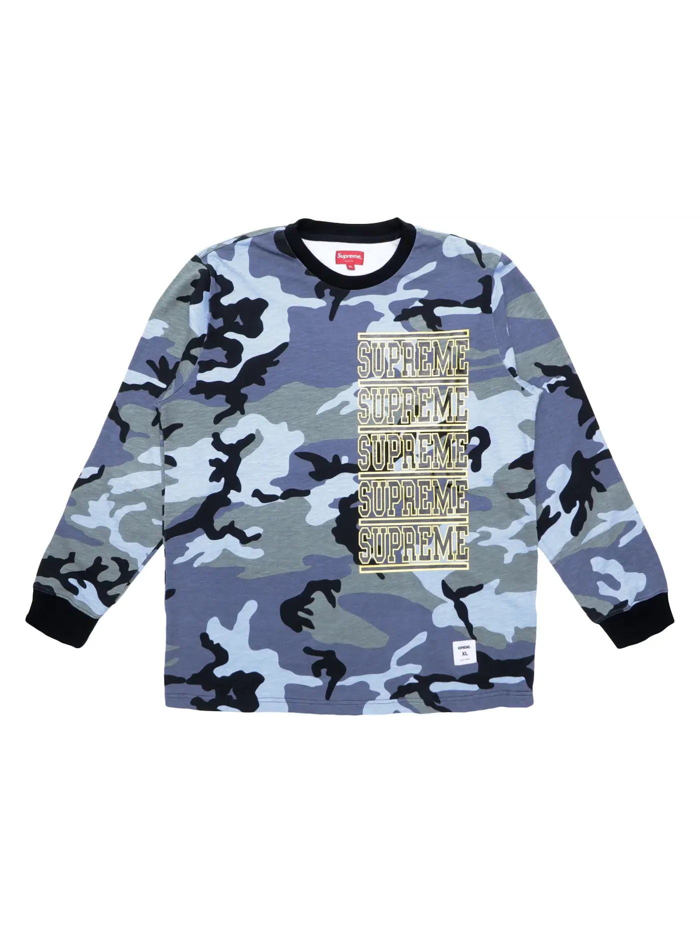 Мужская футболка с длинным рукавом Supreme Top — изображение 1 из 1, синий