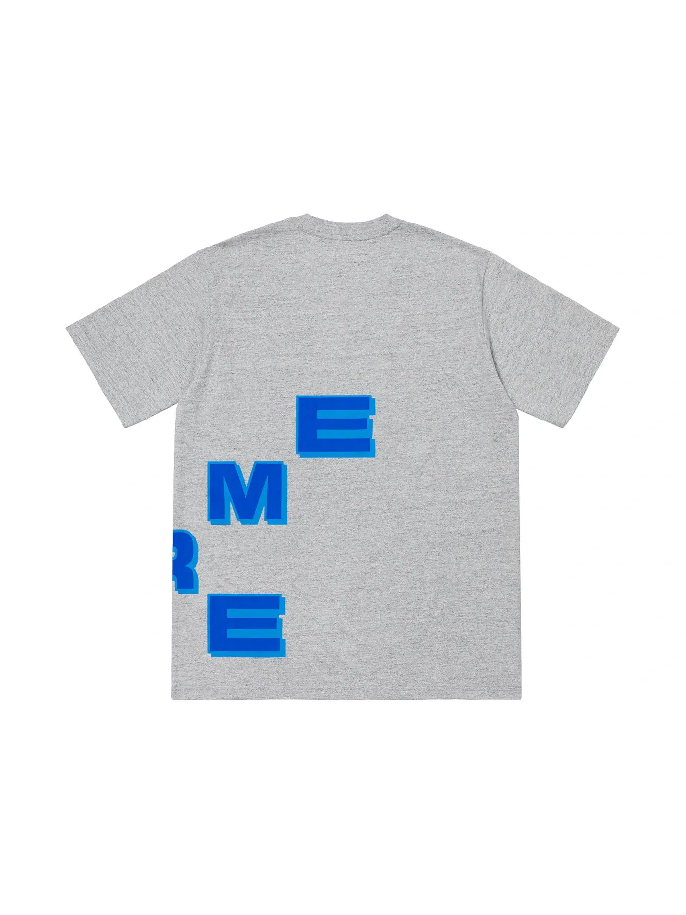 Мужская футболка с принтом Supreme Tee — изображение 2 из 2, серый