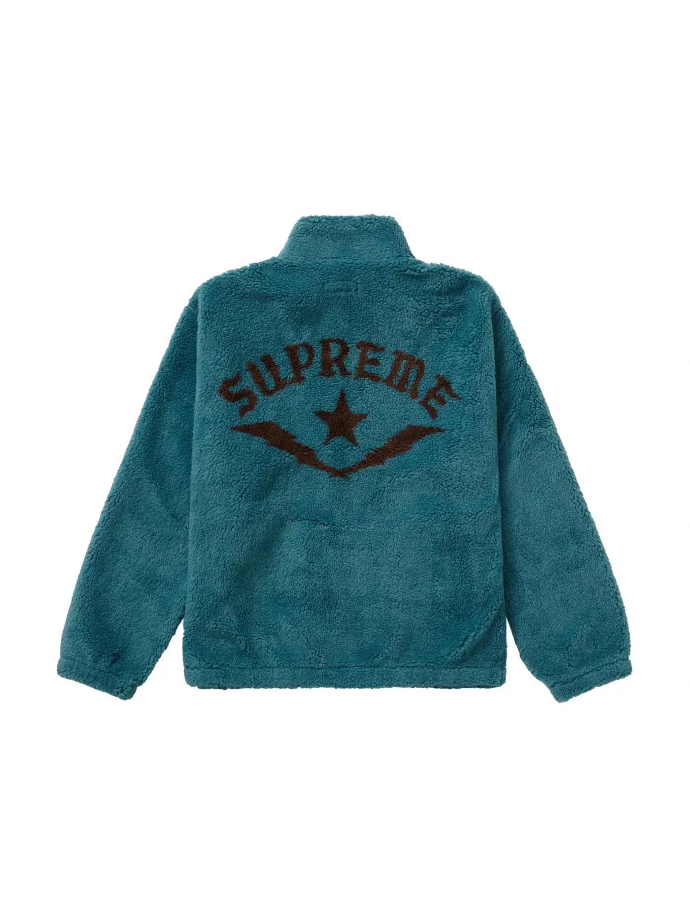 Мужская куртка флисовая с принтом Supreme Star Teal — изображение 1 из 2