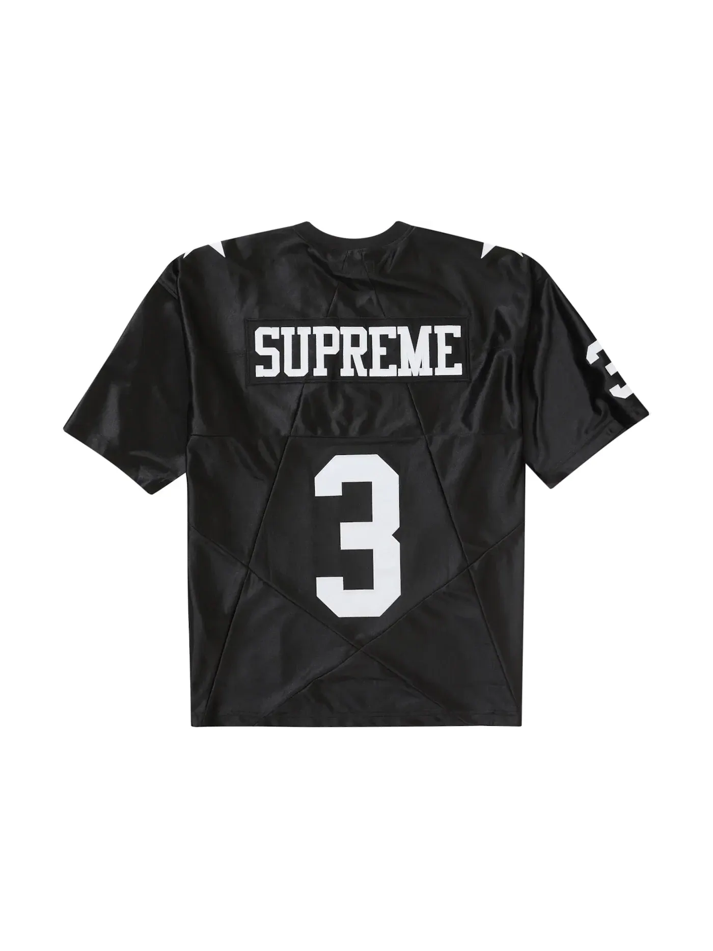 Мужская футбольная джерси с принтом Jersey Supreme — изображение 2 из 2, черный