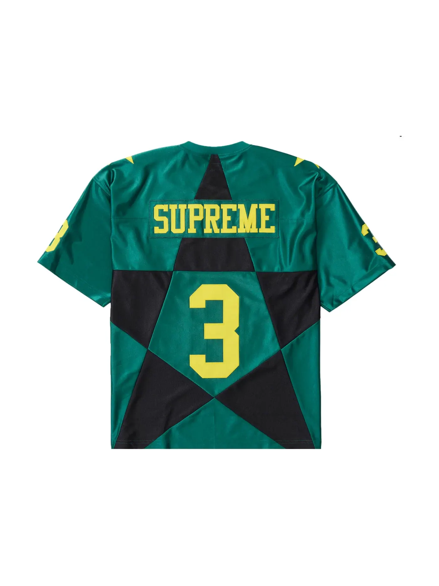 Мужская футболка с принтом Star Football Jersey Supreme — изображение 2 из 2, темный зеленый