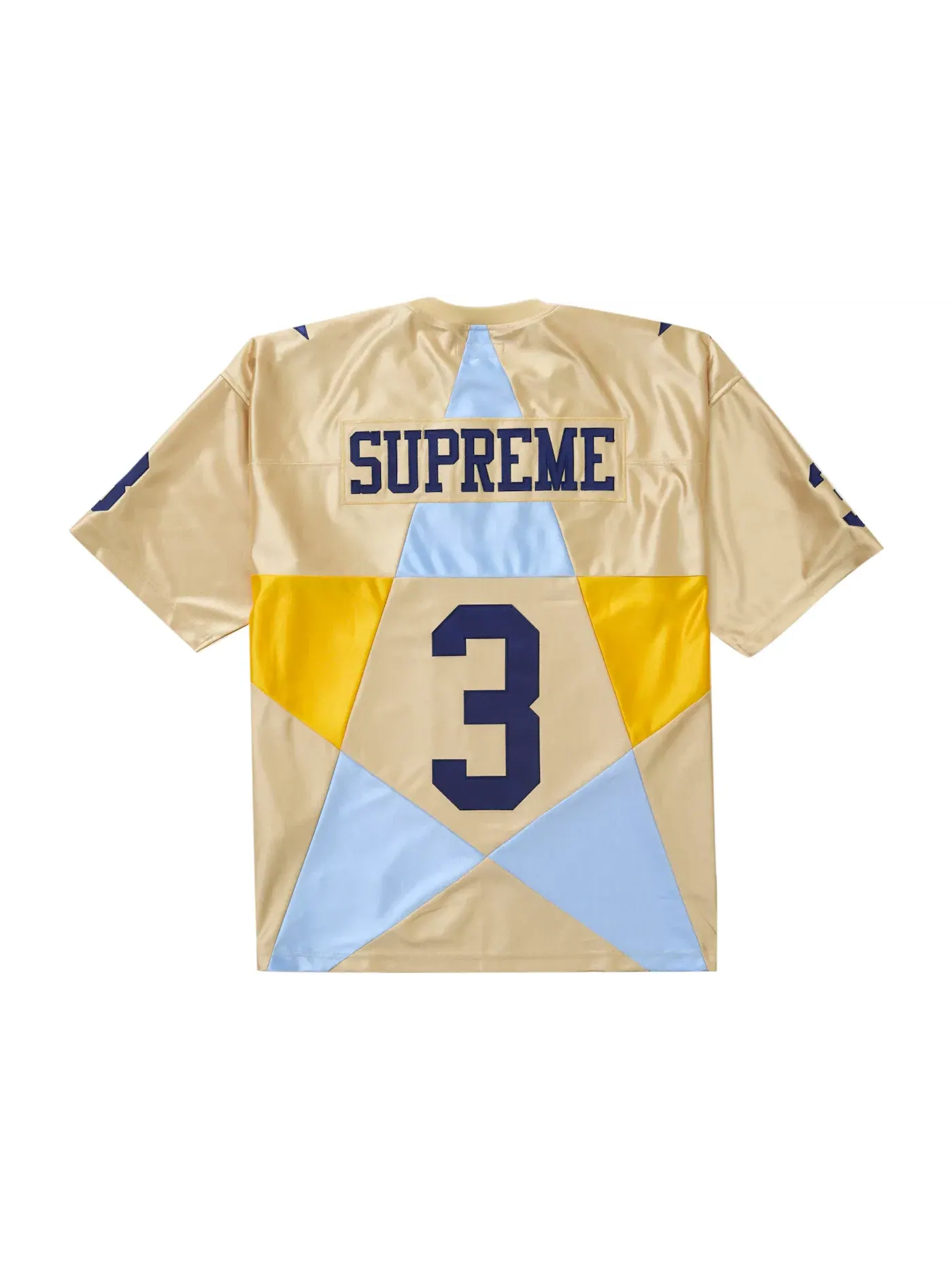 Мужская футбольная джерси с принтом Jersey Supreme — изображение 2 из 2, золото