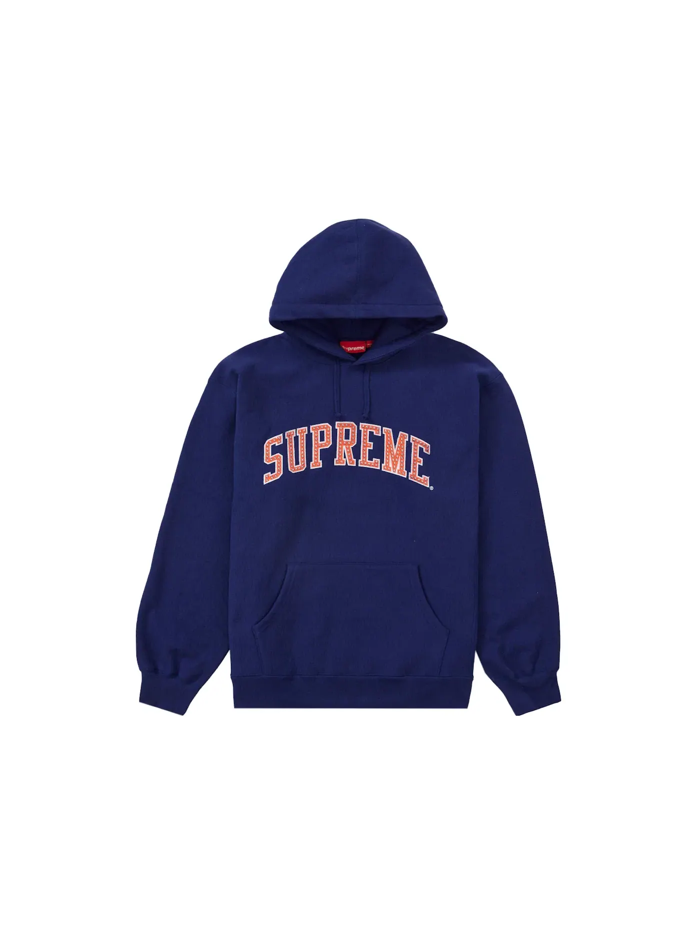 Мужская худи с капюшоном с принтом Supreme Arc Supreme, Dark Royal — изображение 1 из 1