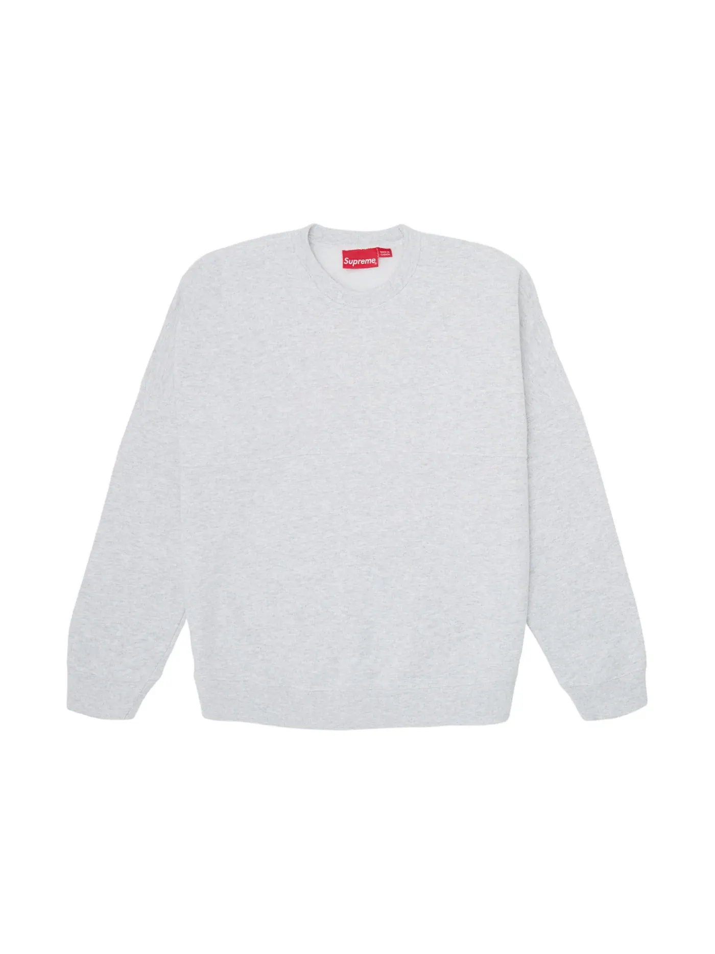 Мужской свитшот с принтом Supreme Stars Crewneck Supreme — изображение 2 из 2, серый