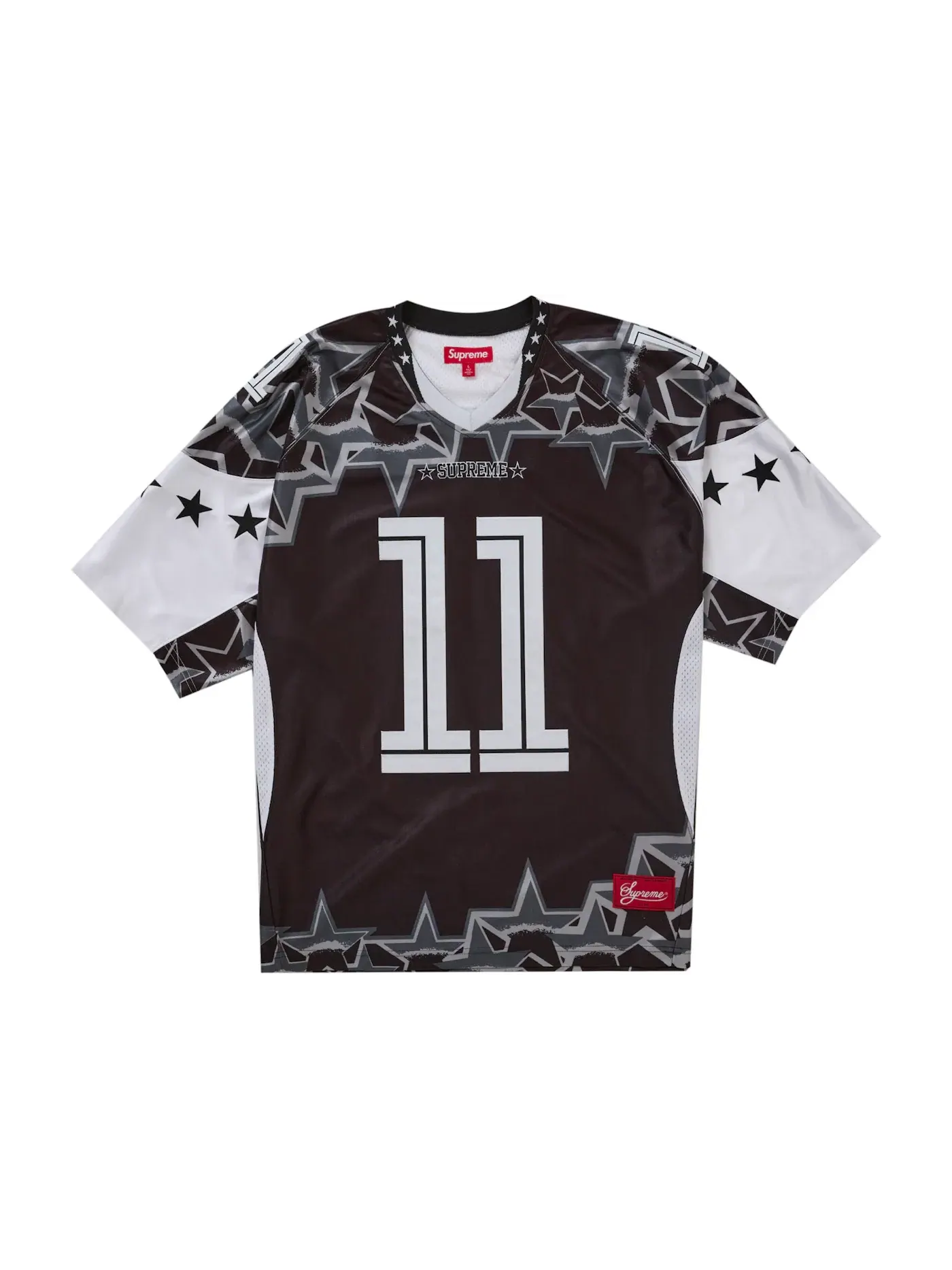 Мужская футбольная джерси с принтом Jersey Supreme — изображение 1 из 2, черный