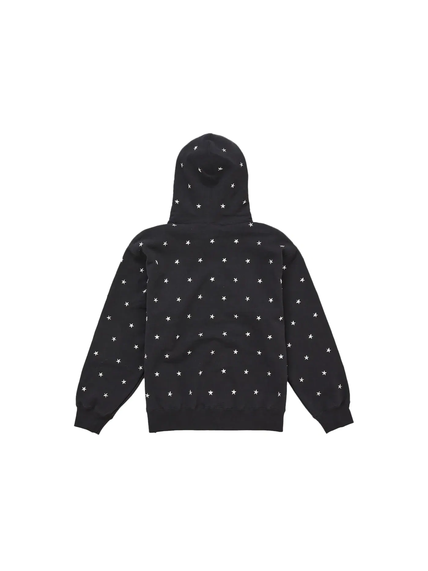 Мужская худи с принтом Stars Studded Supreme — изображение 2 из 2, черный