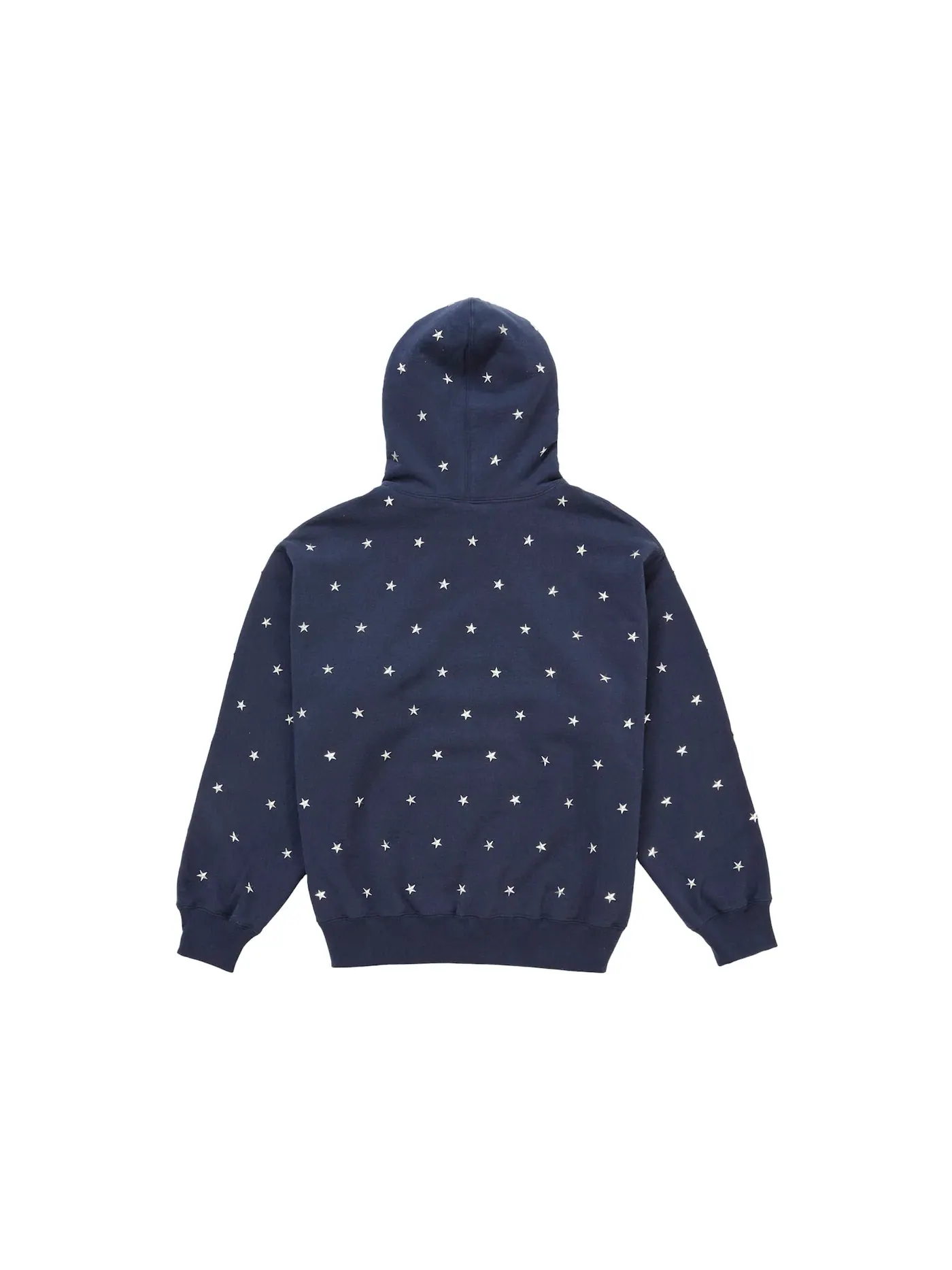 Мужской худи с принтом Stars Studded Supreme — изображение 2 из 2, темно-синий