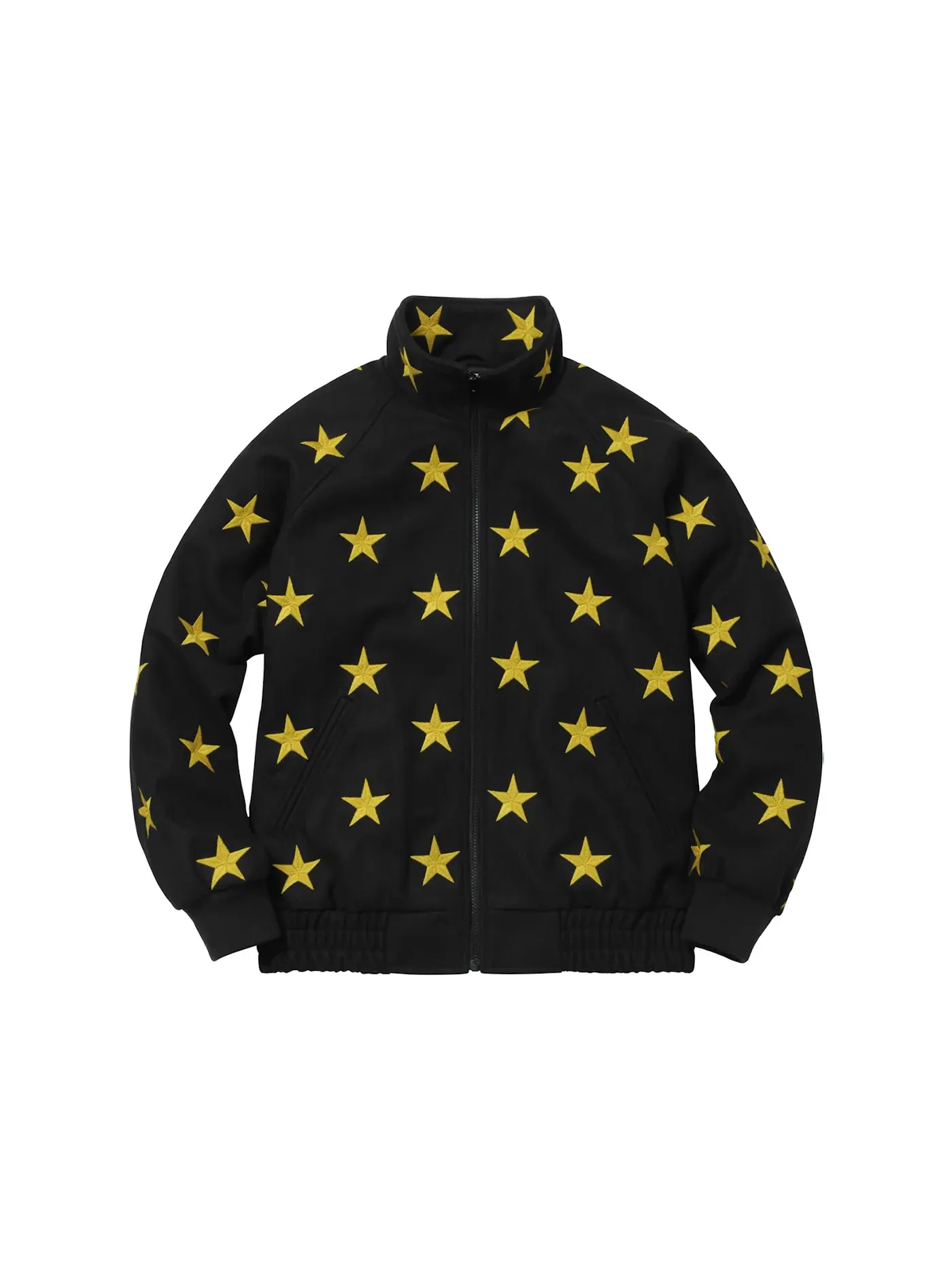 Мужская куртка-бомбер с принтом Supreme Stars Zip Stadium Jacket — изображение 1 из 1, черный