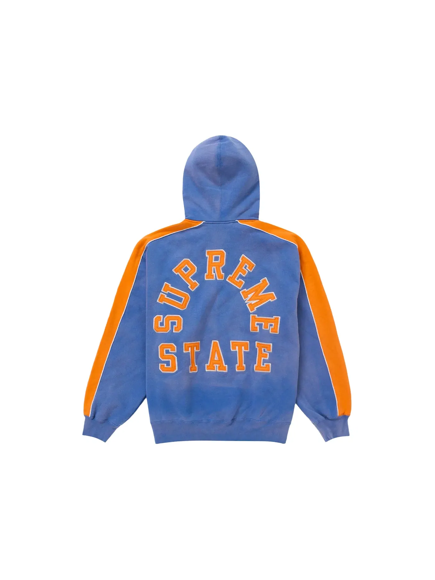 Мужская худи на молнии с капюшоном Supreme Sweatshirt, Washed Royal — изображение 2 из 2
