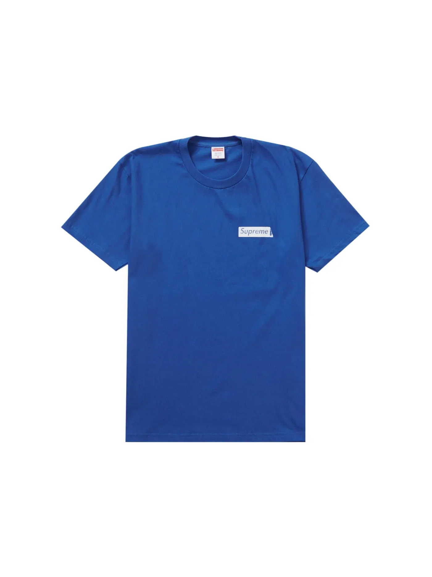 Мужская футболка с принтом Supreme Static Tee — изображение 2 из 2, королевский