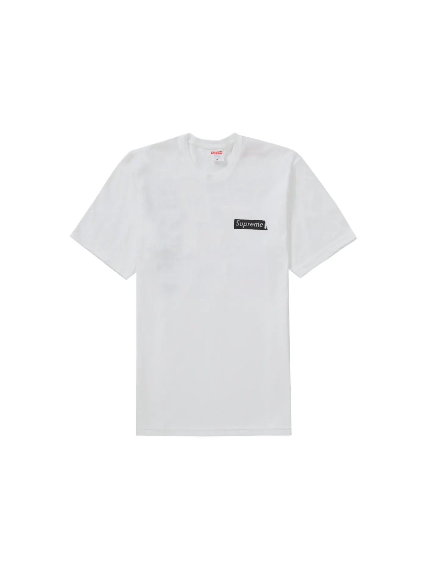 Мужская футболка с принтом Supreme Tee — изображение 2 из 2, белый