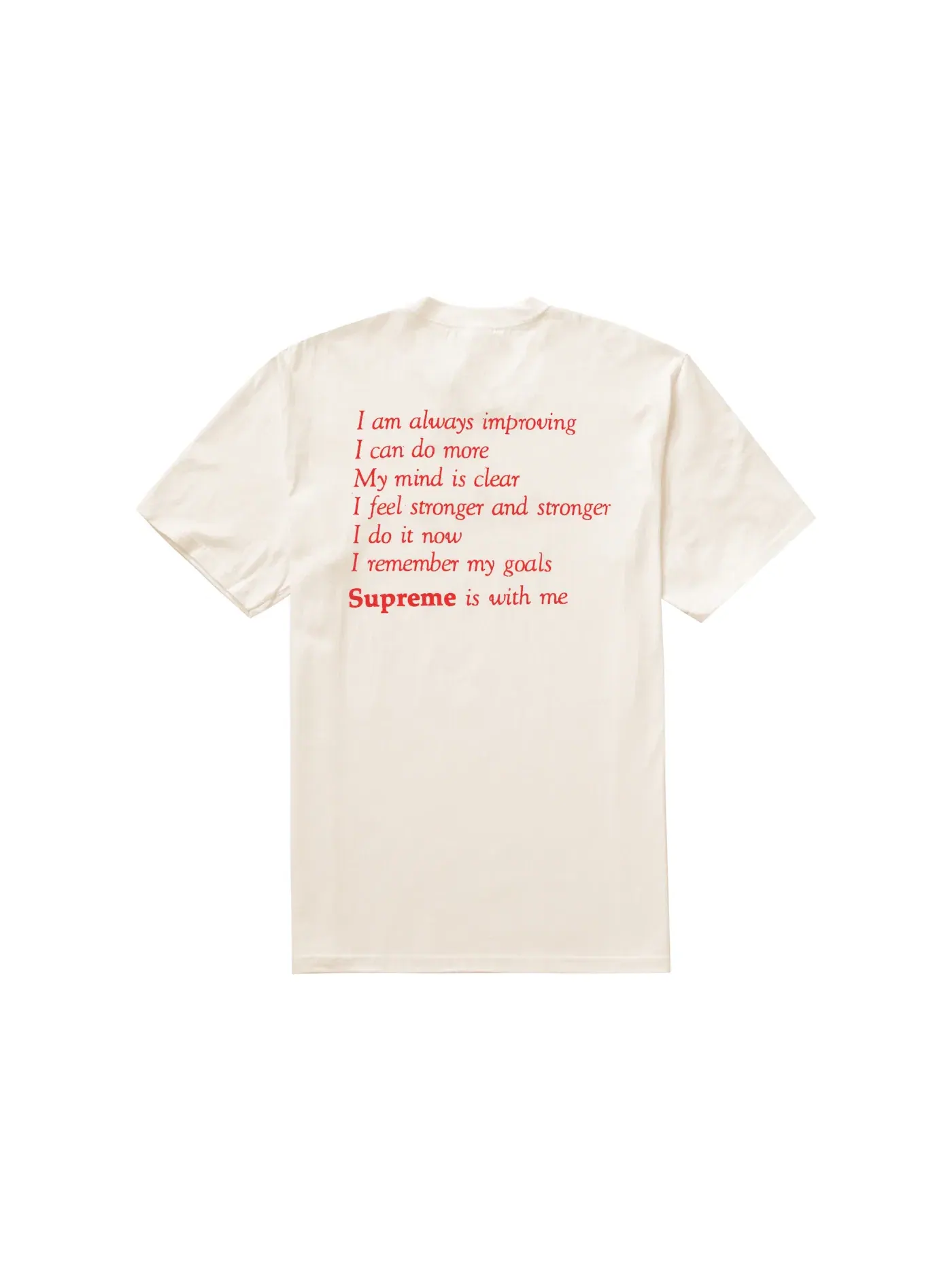 Мужская футболка с принтом Stay Positive Supreme — изображение 2 из 2, прозрачный