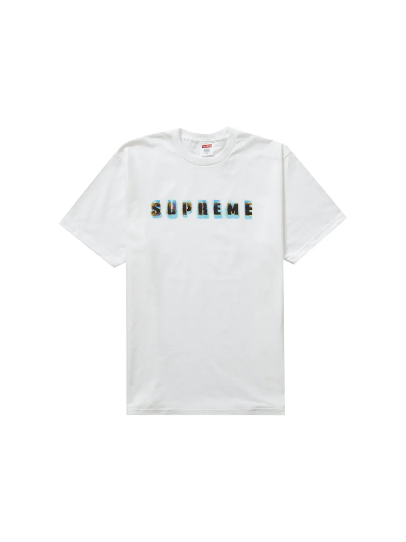Мужская футболка с принтом Supreme Tee — изображение 1 из 1, белый