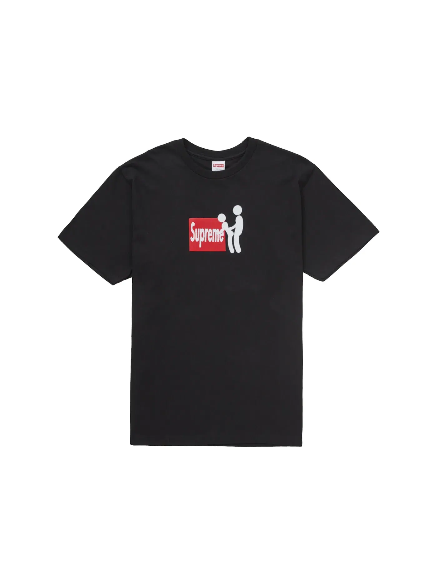 Мужская футболка с принтом Supreme Tee — изображение 1 из 1, черный