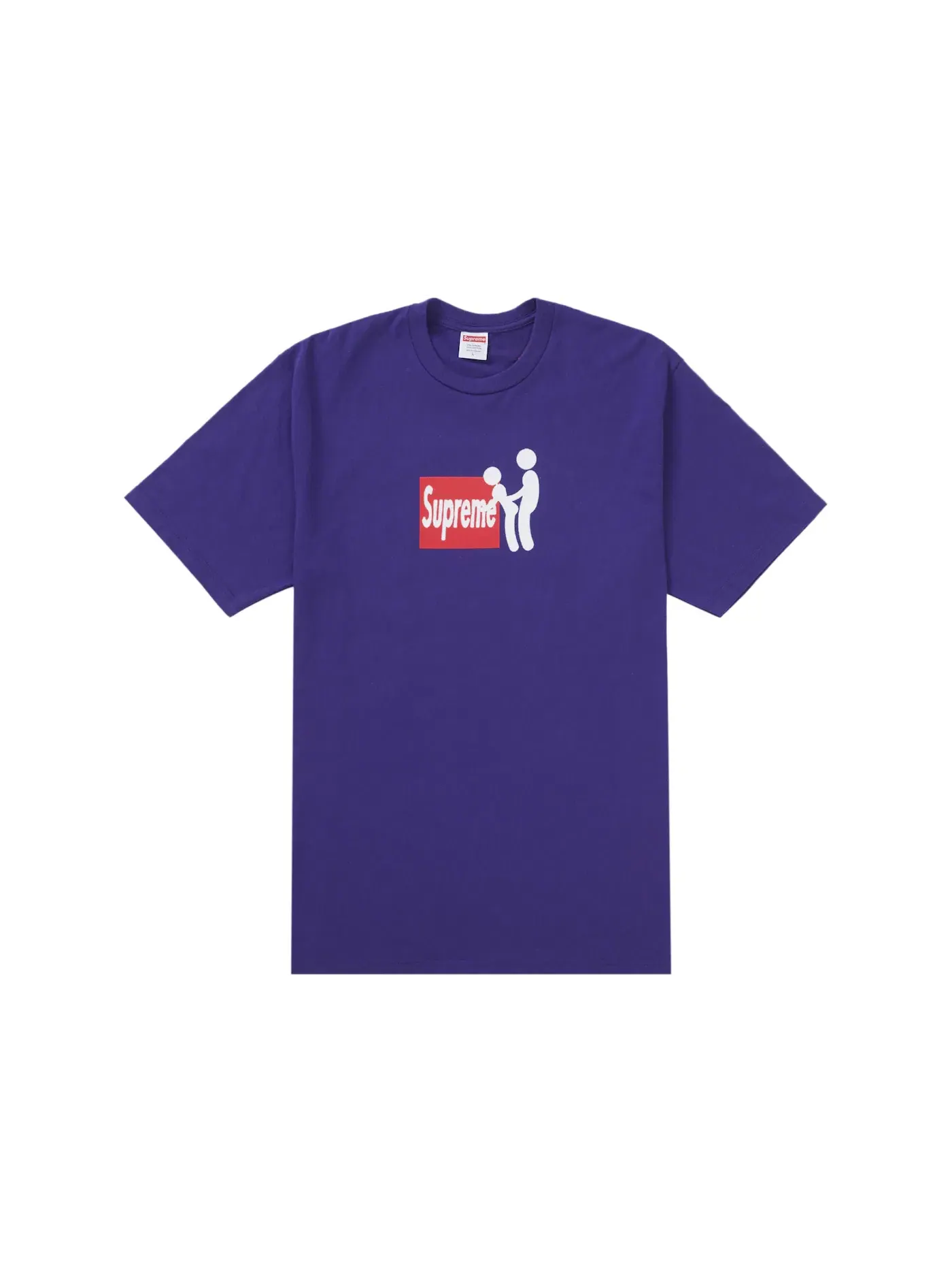 Мужская футболка с принтом Tee Supreme — изображение 1 из 1, фиолетовый