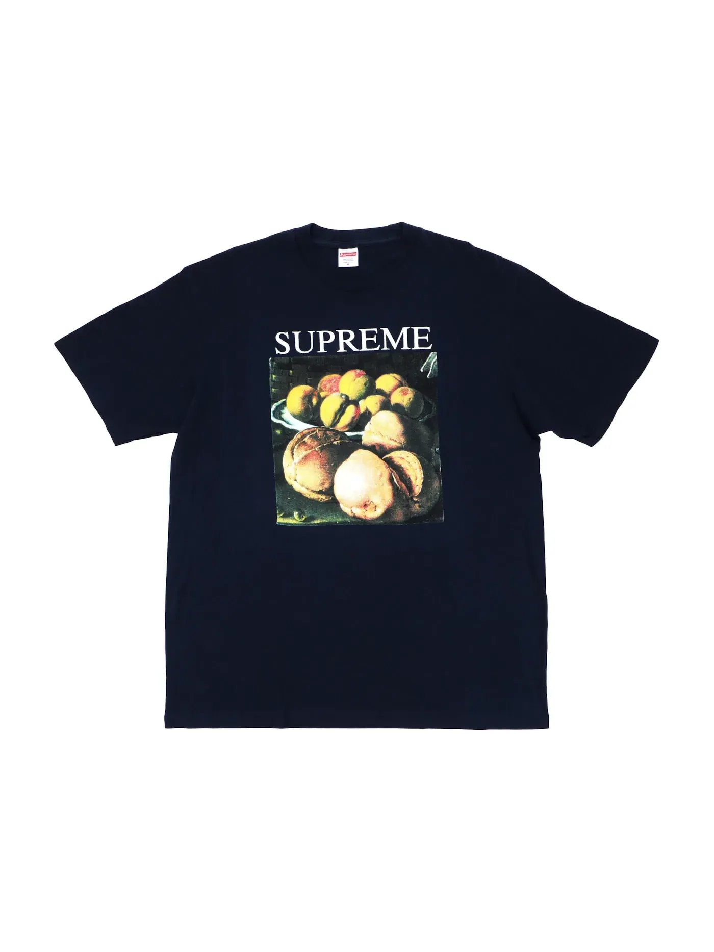 Мужская футболка с принтом Tee Supreme — изображение 1 из 1, темно-синий
