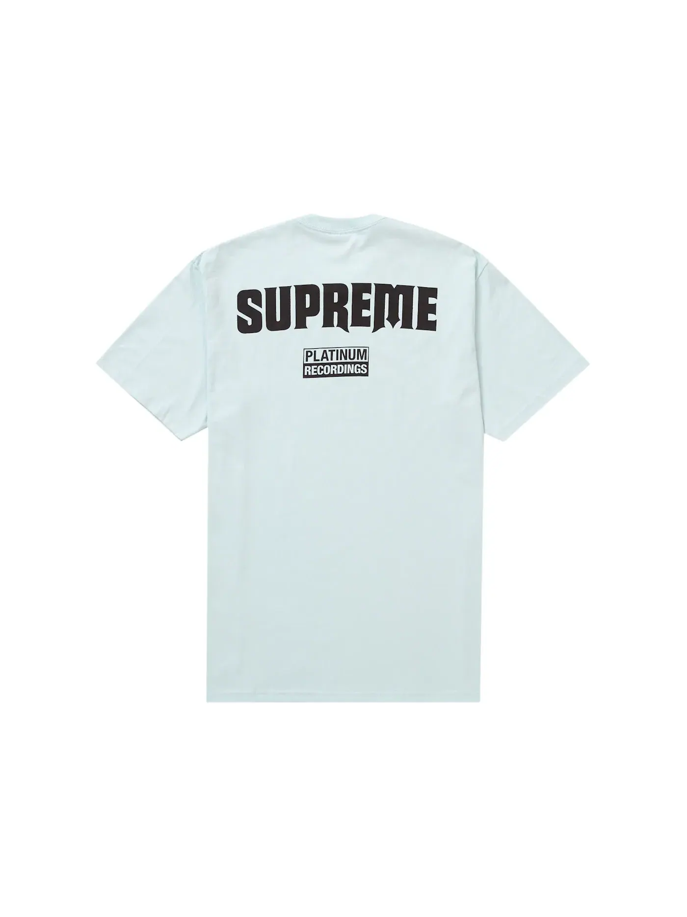 Мужская футболка с принтом Supreme Still Talking Tee — изображение 2 из 2, бледный синий