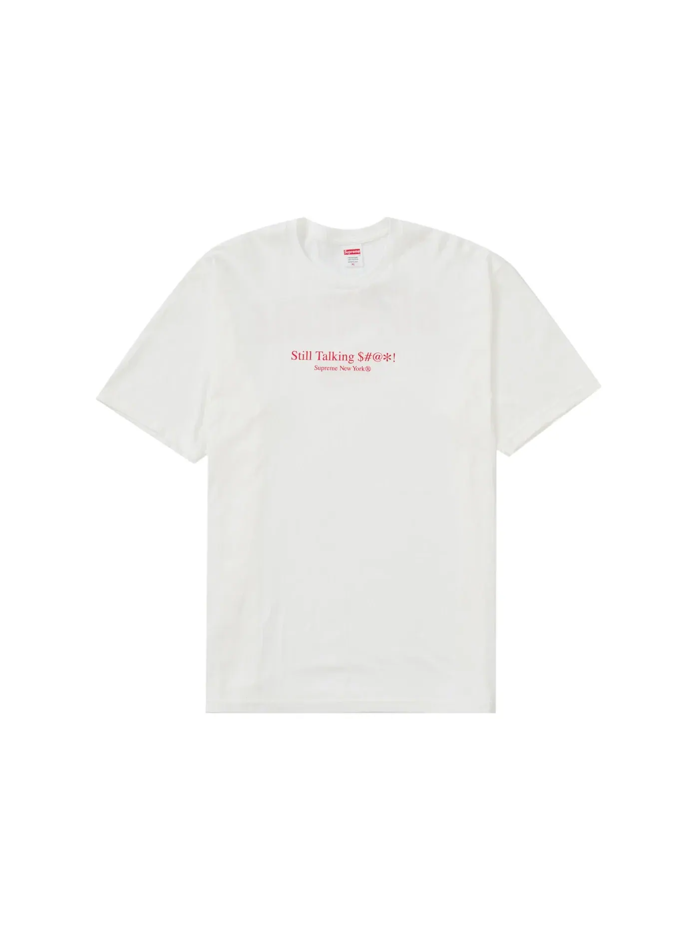 Мужская футболка с принтом Supreme Still Talking Tee — изображение 1 из 2, белый
