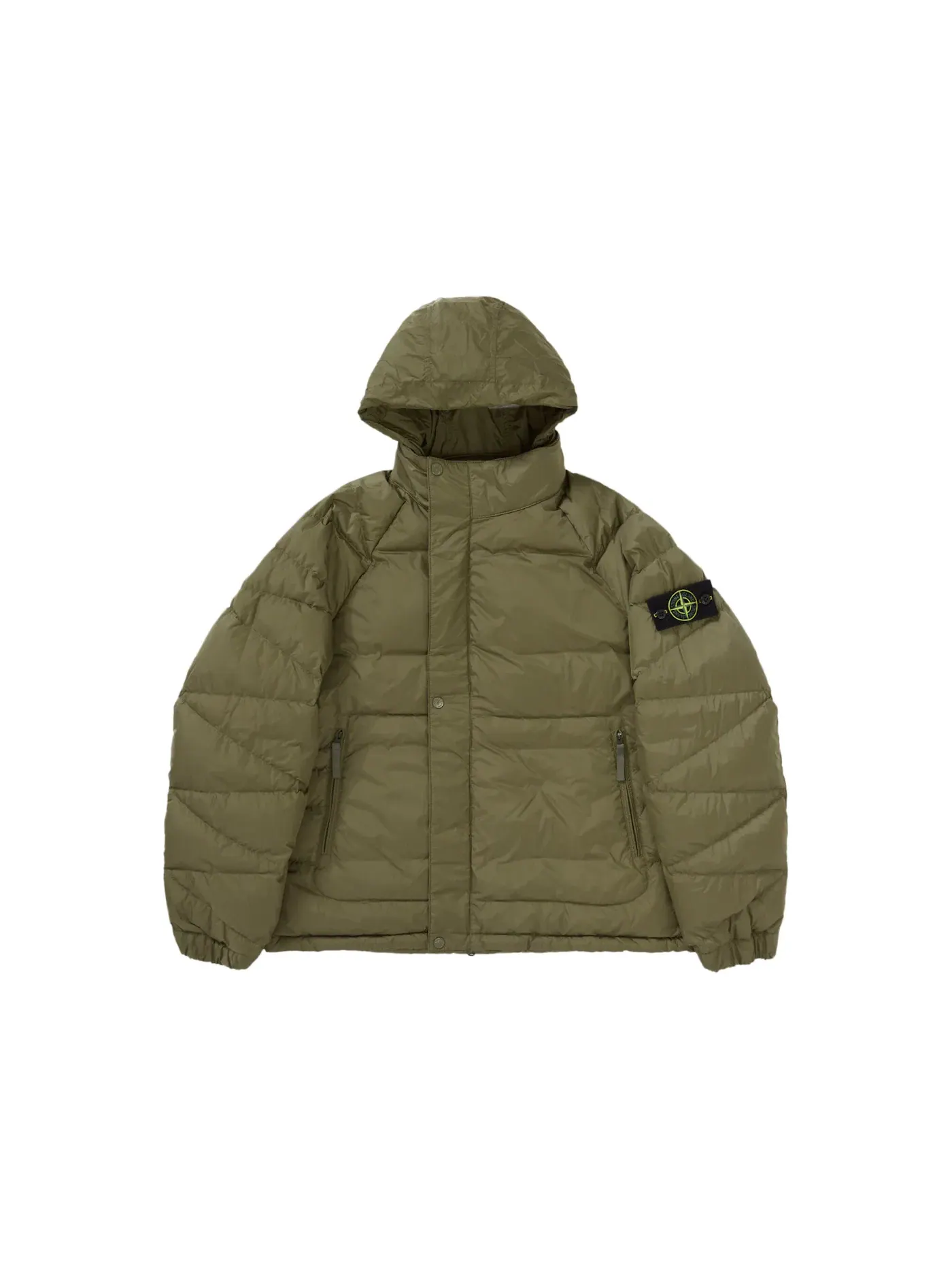 Мужская пуховая куртка-пуховик двусторонняя Supreme Stone Island Reversible Down Puffer Jacket — изображение 5 из 8
