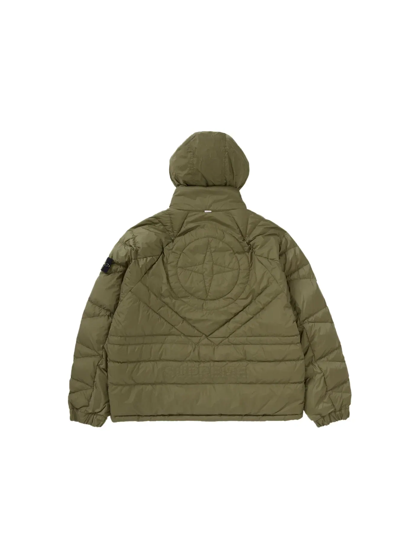 Мужская пуховая куртка-пуховик двусторонняя Supreme Stone Island Reversible Down Puffer Jacket — изображение 7 из 8
