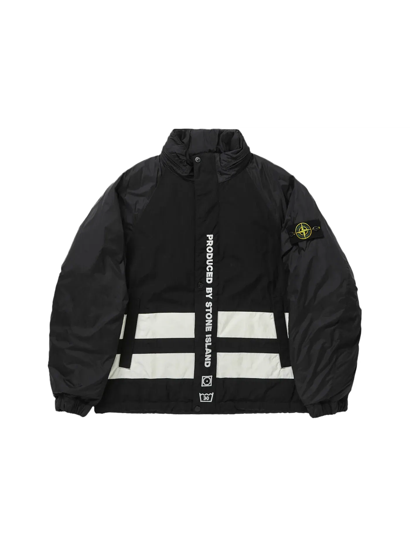 Мужская куртка-пуховик реверсивная с капюшоном Supreme Stone Island — изображение 2 из 8, черный