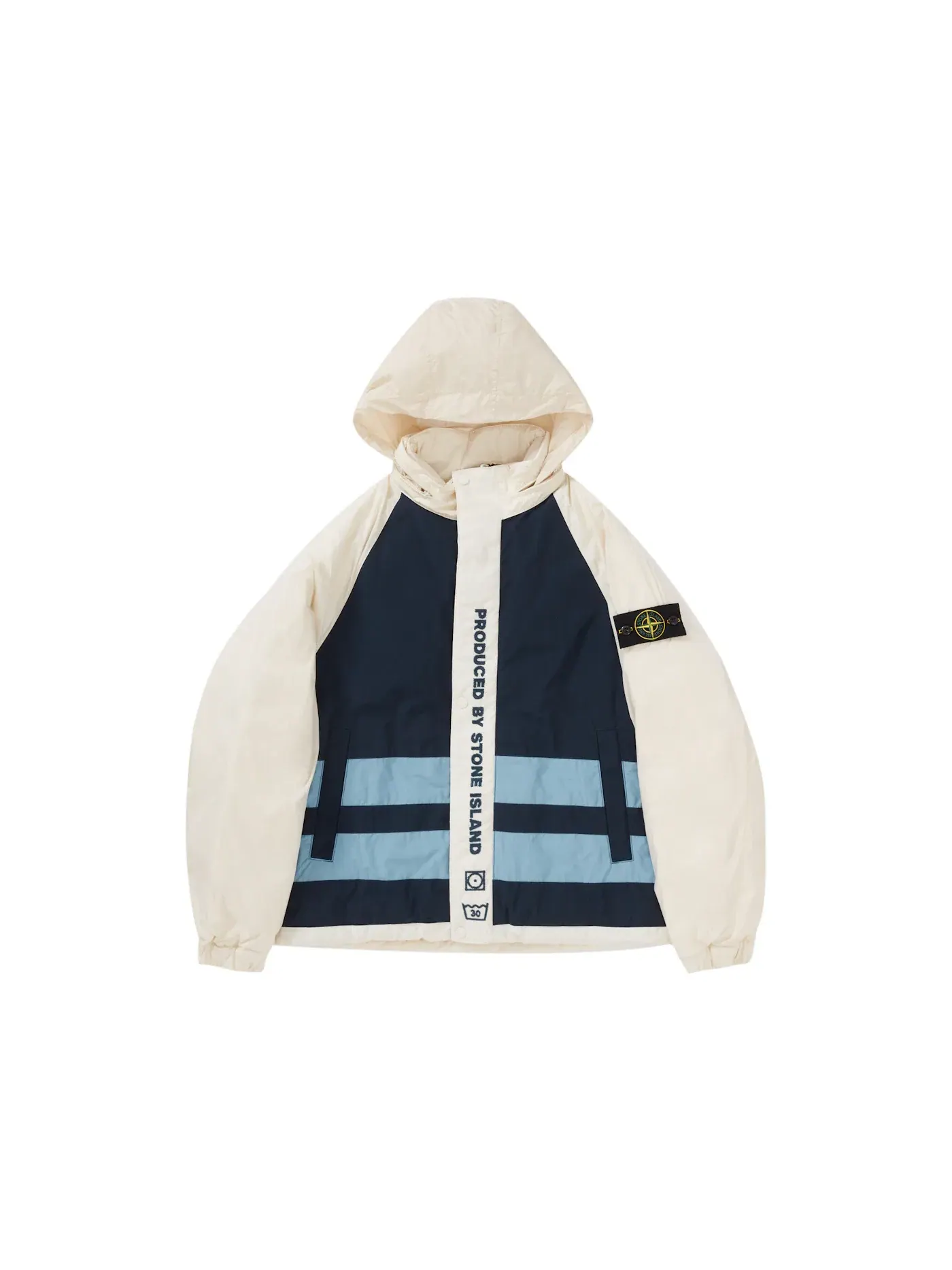 Мужская пуховая куртка reversible с наполнителем Supreme Stone Island — изображение 1 из 8, белый