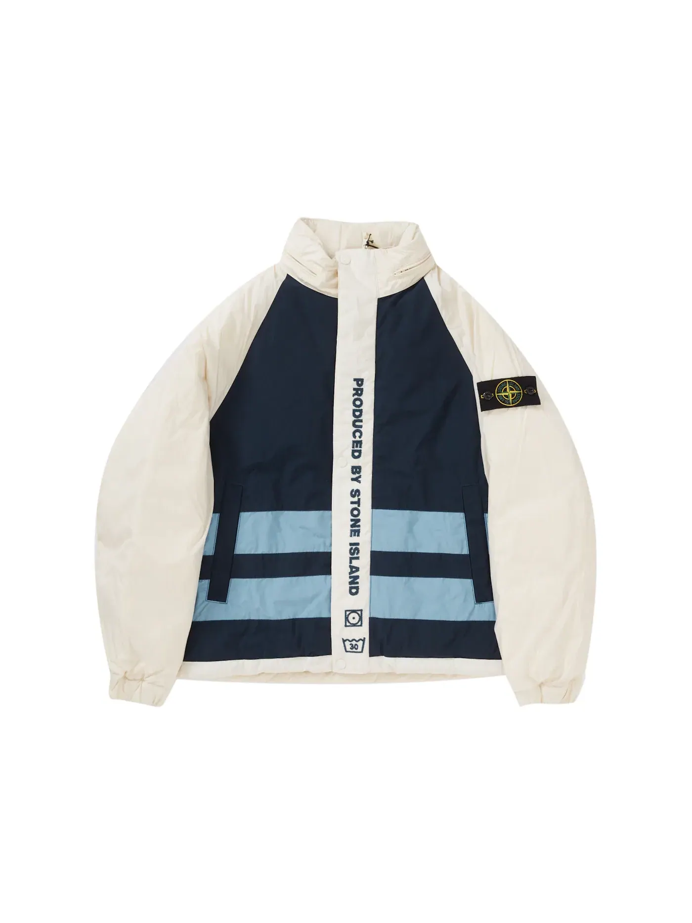 Мужская пуховая куртка reversible с наполнителем Supreme Stone Island — изображение 2 из 8, белый