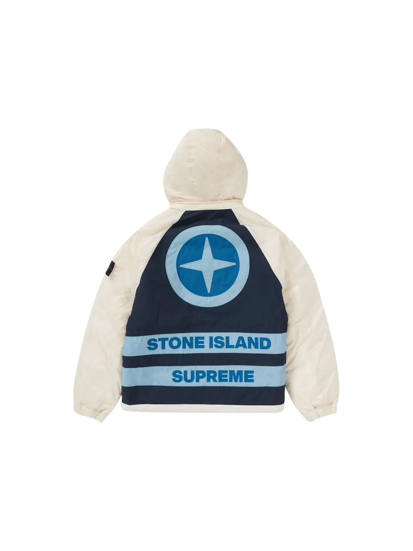 Мужская пуховая куртка reversible с наполнителем Supreme Stone Island — изображение 3 из 8, белый