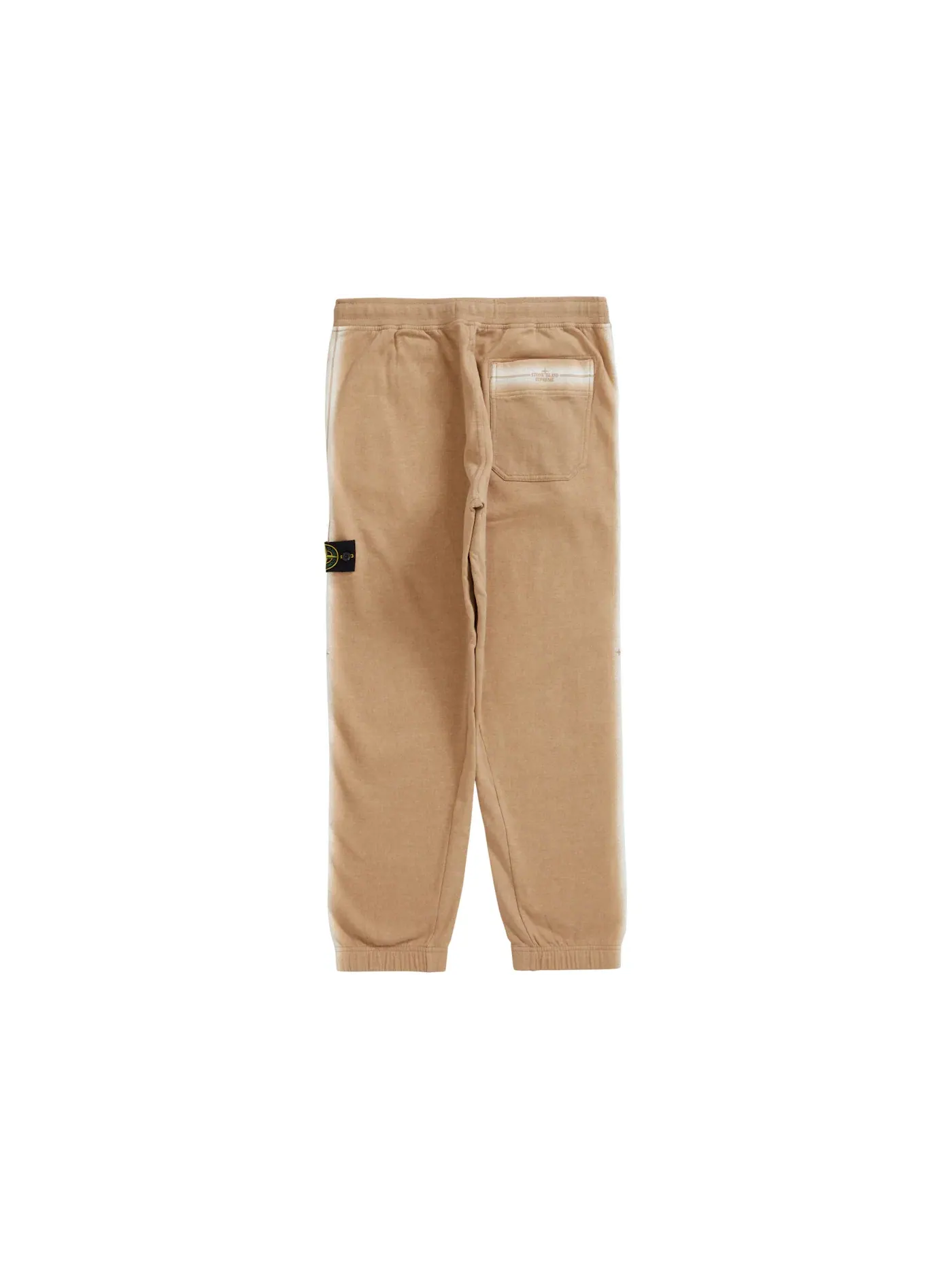 Мужские спортивные штаны с полосками Supreme Stone Island Stripe Sweatpant — изображение 2 из 2, бежевый