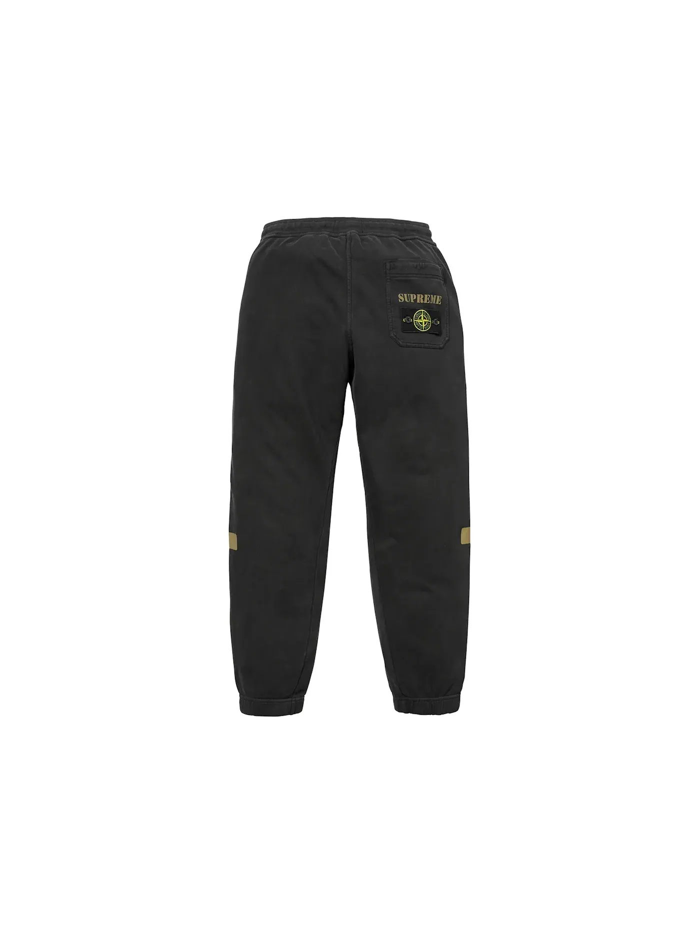 Мужские спортивные штаны с логотипом Supreme Stone Island Sweatpant — изображение 2 из 2, черный