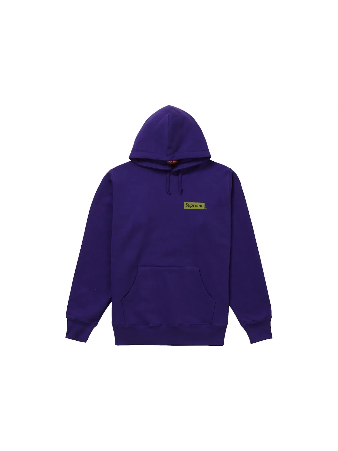 Мужской худи с принтом Stop Crying Supreme — изображение 1 из 2, фиолетовый