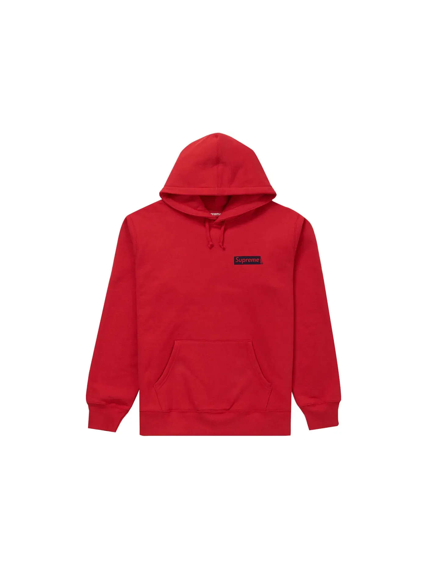 Мужской худи с принтом Stop Crying Supreme — изображение 1 из 2, красный
